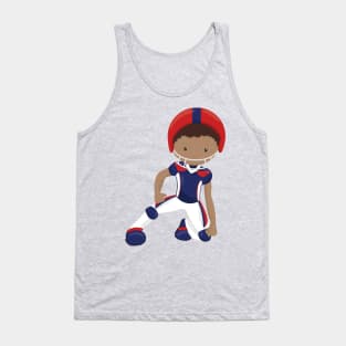 African American Boy, Rugby Player, Team Sport Tank Top